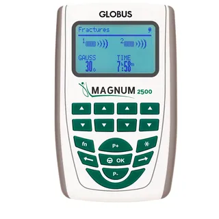 GLOBUS | Magnum 2500 High Power Home Magnetotherapy, 52 Programme, Heimbehandlung, Trauma- und Frakturheilung, Regenerationshilfe bei Arthrose und Arthritis