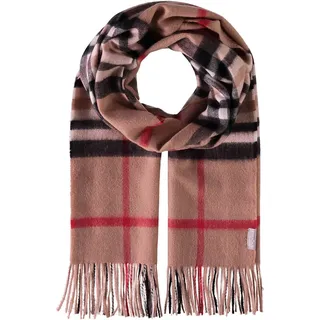 FRAAS Schal Pure Cashmere Scarf with FRAAS Plaid Camel braun mehrfarbig - Braun, Bunt