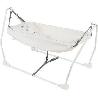 Evila Originals, Marmaris - Ecru, Kinderbetten, Babyhängematte, Ecru, Baumwolle, 120 x 59 x 66 cm - Beige
