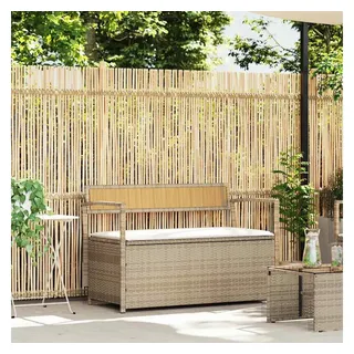 vidaXL Gartenbank 100 x 54 x 74 cm Beige