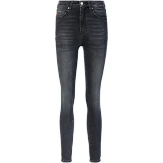 BOSS ORANGE Slim-fit-Jeans »C_MAYE HR 1.0«, mit BOSS Leder-Badge, grau