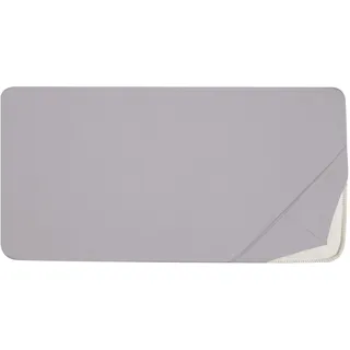 Hibboux 70x140x20 Milou Jersey Fitted Sheet - Light Gray, Twin