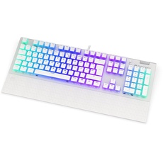 Bild Omnis Pudding, Onyx White, PBT, LEDs RGB, Kailh BROWN, USB, DE (EY5D032)