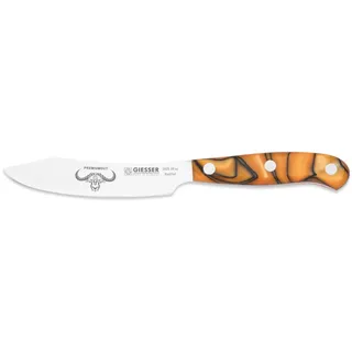 Giesser seit 1776 - Made in Germany - Spickmesser 10 cm Spicy Orange, PremiumCut Office No 1, Officemesser, Acryl, exotisch, rostfrei, deutsches Grillmesser scharf