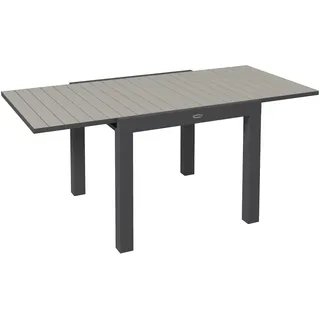 Outsunny Gartentisch Ausziehbar 162 x 80 x 75 cm Grau