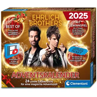 CLEMENTONI Ehrlich Brothers Adventskalender der Magie 2025 59407