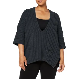 FALKE Damen Oversize Neck, Dark Navy, XS-S