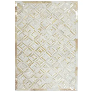 Kayoom Spark 410 (Elfenbein/Gold, 80x150 cm / gold 80cm x 150cm