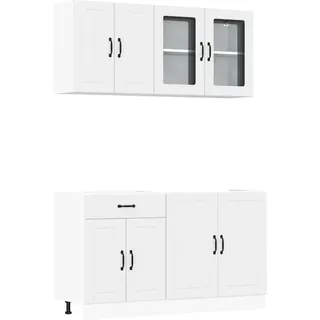 vidaXL Küchenschrank-Set Lucca 4-tlg. Weiß