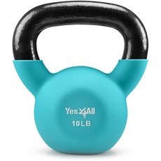 Yes4All Neopren beschichtet & Kettlebell Sets – Handgewichte für Home Gym & Hantel Hantelset Training 4,5 kg