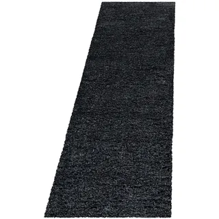 Fluffy 3500 Hochflorteppich 80 x 250 cm anthrazit