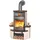 Avenso GT ECOplus 8 kW Keramik Weiß/Stahl jola-braun/stone