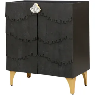 Moderne Kommode Sideboard Kommodenschrank Holz Highboard Komode Flur Boho Möbel