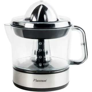 BESTRON Zitrus- & Orangenpresse ACJ350Z, elektrisch, 2 Presskegel, Aromadeckel