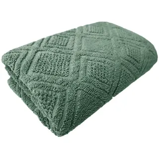 framsohn frottier Mosaik Duschtuch 75 x 150 cm grün