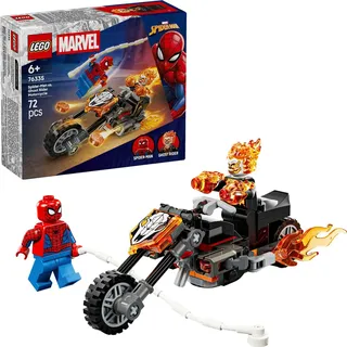 LEGO Marvel Super Heroes Spider-Man vs. Ghost Rider auf seinem Motorrad 76335