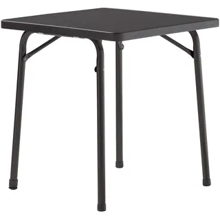 Sieger Klapptisch 70 x 70 x 72 cm Eisengrau/Schieferdekor Anthrazit