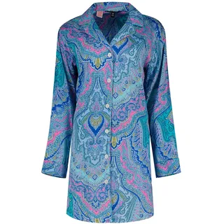 Lauren By Ralph Lauren Iln32479 Nachthemd Mit Langen Ärmeln - Multicolor - M