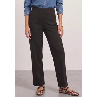 STREET ONE Style Amalia Casual Jerseyhose Braun/Schwarz 42 30