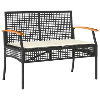 VidaXL 366255, Cremefarben, Rattan, Stahl, Akazienholz, Erwachsene & Kinder, 1000 mm, 480 mm, 30 mm - Beige