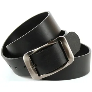 Ledergürtel ANTHONI CROWN, Damen, Gr. 100, schwarz, Leder, unifarben, Gürtel Ledergürtel, Hochwertiger Denim-Gürtel