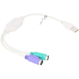 goobay USB-Konverter/Adapter USB auf PS/2 95431
