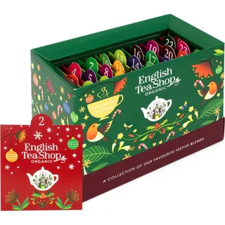 ETS - BIO Tee Adventskalender 2026 "Christmas Countdown" grün, 25 Teebeutel