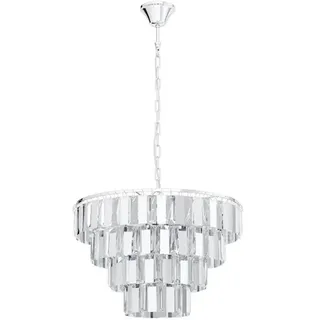EGLO ERSEKA PENDELLEUCHTE 7L E14 CHROM/KRISTALL