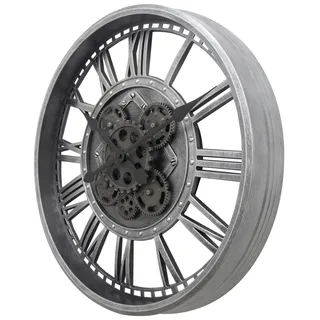 Technoline WT1585 rustikale XXL Industrial Wanduhr, 50,5 cm,