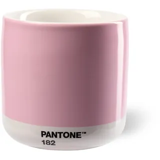 Copenhagen Design PANTONE Porzellan Latte Macchiato Thermobecher, 220ml, Light Pink 182 C