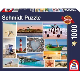 Schmidt Spiele Schmidt 58221 - Am Meer, 1.000 Teile, Klassische Puzzle