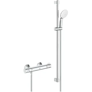 Grohe Grohtherm 800 Thermostat-Brausebatterie mit Brausegarnitur 900mm Chrom 34566_2