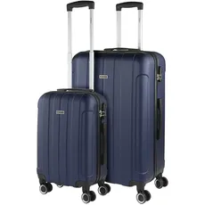 ITACA - Gepäck-Sets, Reisekoffer, Reisekoffer Set, Kofferset, Hartschalenkoffer, Trolley-Set, Luggage - Große Auswahl an Koffer & Trolleys für jede Reise! 771117, Marine Blau