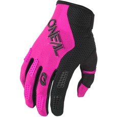 O'NEAL | Fahrrad- & Motocross-Handschuhe | MX MTB FR Downhill | Passform, Luftdurchlässiges Material | Elements Women Glove RACEWEAR V.24 | Erwachsene | Schwarz Pink | Größe L