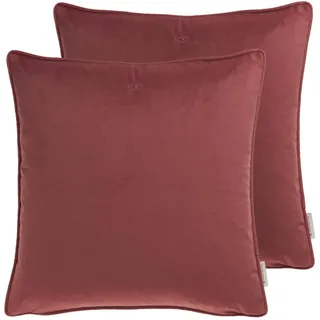 Tom Tailor Zierkissenhülle Velvet Signature , Rosa , Textil , 45x45 cm , Oeko-Tex® Standard 100 , Heimtextilien, Bezüge, Kissenbezüge