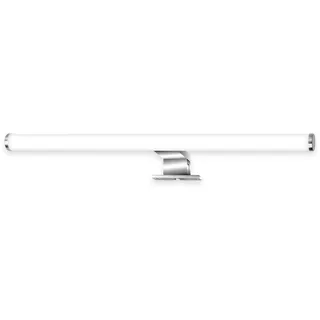 Briloner - LED Spiegelleuchte Bad IP44 Spritzwasserschutz, Neutralweißes Licht, Badezimmerlampe, Schrankbeleuchtung, Spiegellampe, Lampe Badezimmer, 50 x 9,5 x 5 cm, Chrom