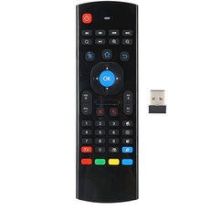 Elprico Fernbedienung, Wireless Remote Mouse MX3 2.4G Wireless Air Fly Mouse Bewegungserkennungs-Infrarot-Fernbedienung für TV-PC