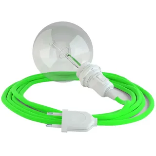 Creative Cables Rf06 5 M Hängeleuchte Für Lampenschirm - Neon Green / White - One Size