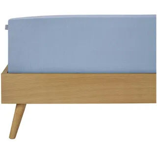 SCHIESSER Spannbettlaken Jersey 100 x 200 cm blau