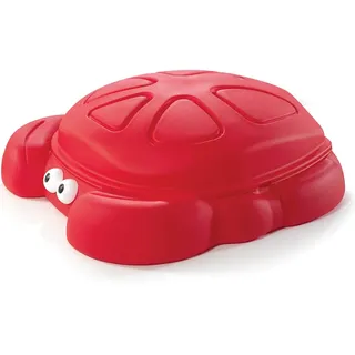 Step2 Kunststoffsandkasten mit Abdeckhaube rot