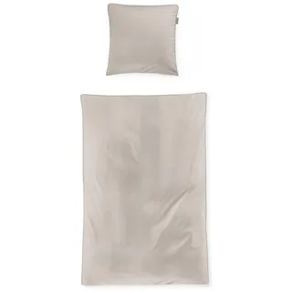 IRISETTE Bettwäsche »Tokio 8607« 2 Stk., tlg. seidiger Glanz, besonders weich und hautschmeichelnd, beige