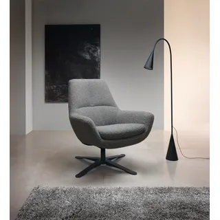 BeType Drehsessel Be Organic Standard Back Polyester 81 x 92 x 83 cm Grau drehbar