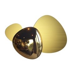 LED Wandleuchte Jack-Stone in Gold 8W 350lm 363mm