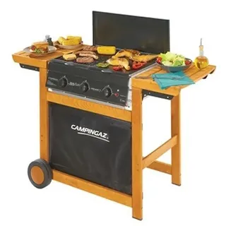 Gasgrill Aus Akazienholz Dualgas Adelaide 3 Woody DG Cod.97338