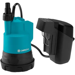 Gardena Akku-Klarwasser-Tauchpumpe 2000/2 18V P4A solo