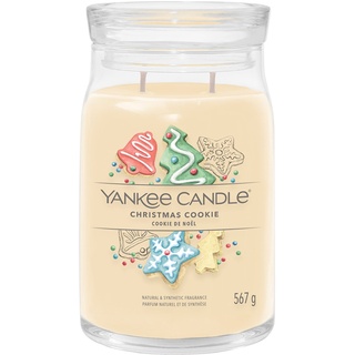 Yankee Candle Signature GROSSES GLAS CHRISTMAS COOKIE Kerzen 567 g