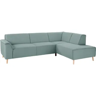 Andas Ecksofa »Janek L-Form«, mit Federkern und Keder in scandinavischem Design