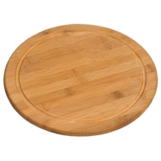 Bild 58444 Fleischteller Ø 30 cm aus FSC®-zertifiziertem Bambus/Vesperteller/Pizzateller/Holzteller/Schneidebrett