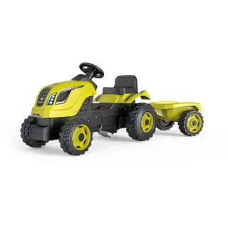 Smoby Traktor Farmer XL grün mit Anhänger (7600710130)
