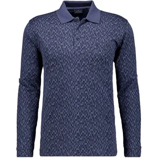 Poloshirt RAGMAN, Herren, Gr. XL, blau (marineblau), Piqué, 70% Baumwolle, 30% Polyester, regular fit, ohne Ausschnitt, Shirts Poloshirt